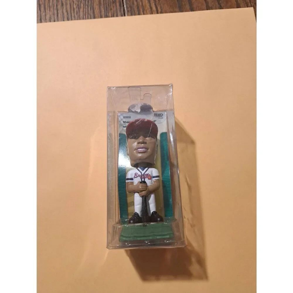 Vintage 2002 Upper Deck Andruw Jones Atlanta Braves MLB Mini Bobblehead PlayMake